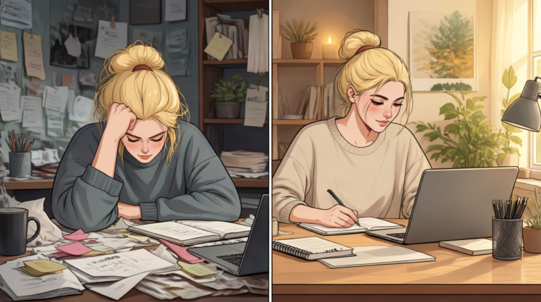 Illustration reflecting ADHD and unmet potential